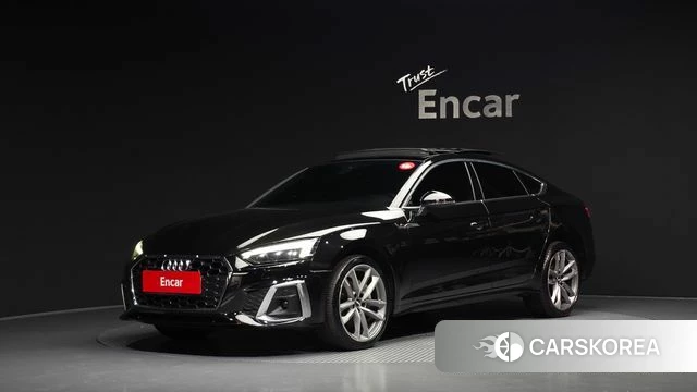Audi A5 (F5) 2020 Черный из Кореи