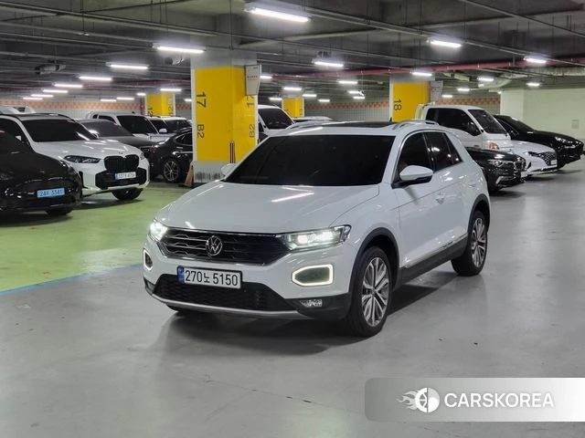 Volkswagen T-Roc 2021 Белый из Кореи