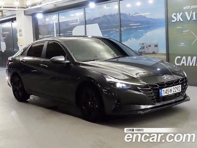 Hyundai Avante Hybrid (CN7) 2021 Серый из Кореи