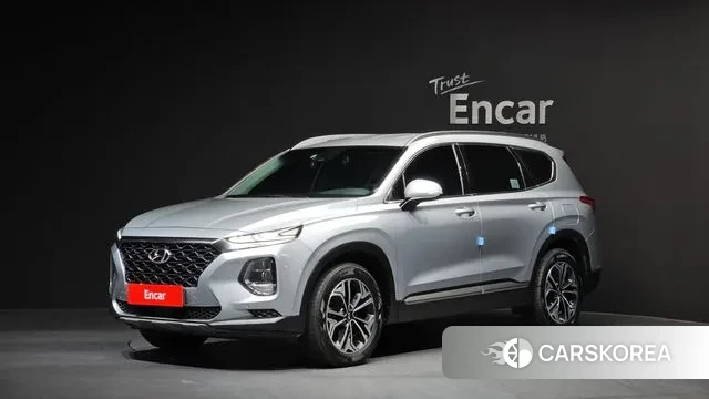 Hyundai Santa Fe TM 2018 Серебристо-серый из Кореи