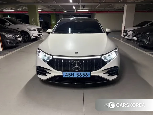 Mercedes-Benz EQS V297 2023 Белый из Кореи