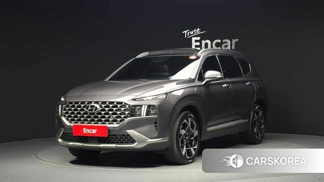 Hyundai The New Santa Fe 2022 Серый из Кореи