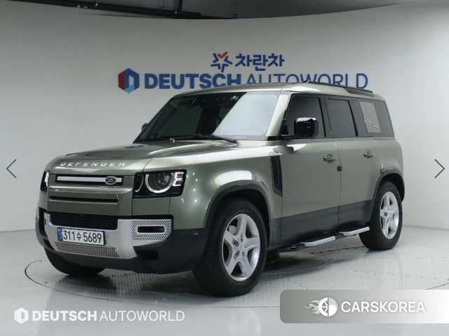 Land Rover Defender (L663) 2022 Зеленый из Кореи