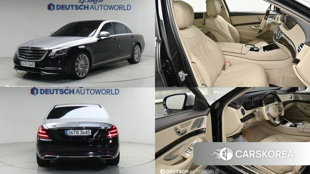 Mercedes-Benz S-Class W222 2018 Черный из Кореи