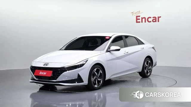 Hyundai Avante (CN7) 2020 Белый из Кореи