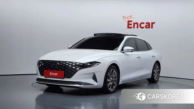 Hyundai The New Grandeur IG Hybrid 2021 Белый из Кореи
