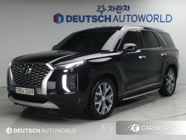 Hyundai Palisade 2021 Черный из Кореи
