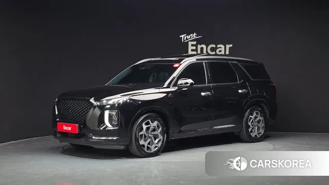 Hyundai Palisade 2021 Черный из Кореи