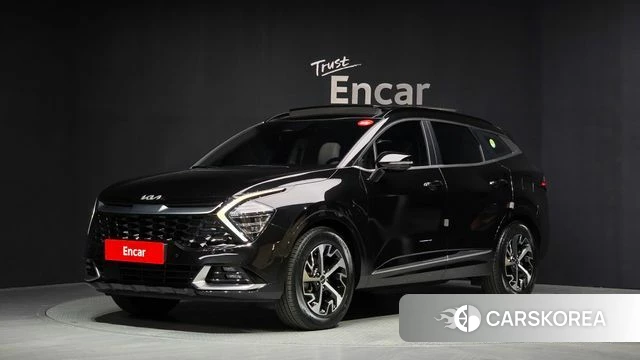 Kia Sportage 5th Generation Hybrid 2023 Черный из Кореи