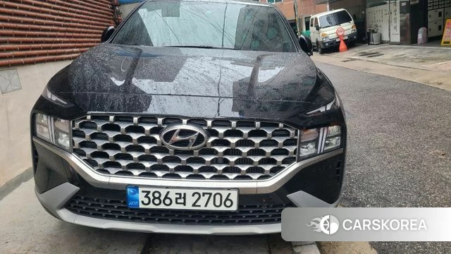 Hyundai The New Santa Fe 2022 Черный из Кореи