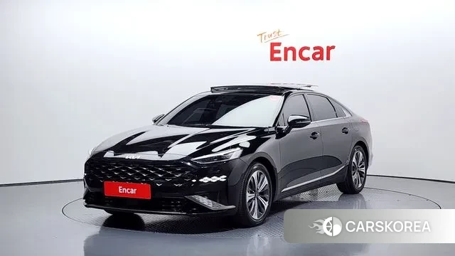 Kia K8 Hybrid 2021 Черный из Кореи