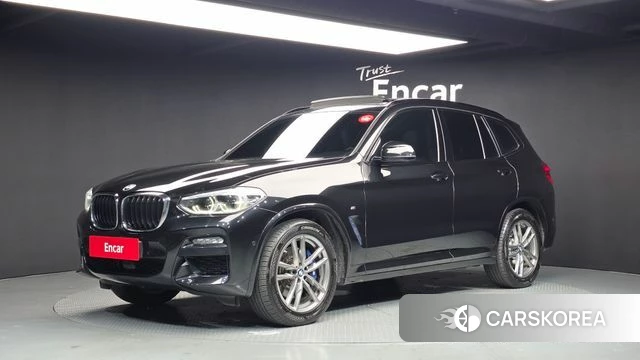 BMW X3 (G01) 2021 Черный из Кореи