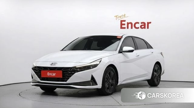 Hyundai Avante (CN7) 2021 Белый из Кореи