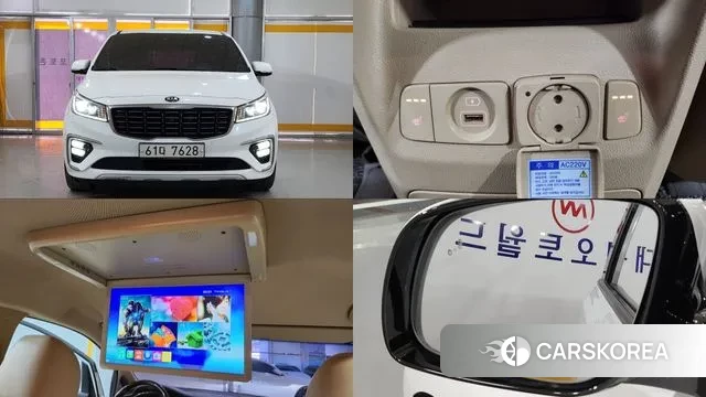 Kia The New Carnival 2018 Белый из Кореи