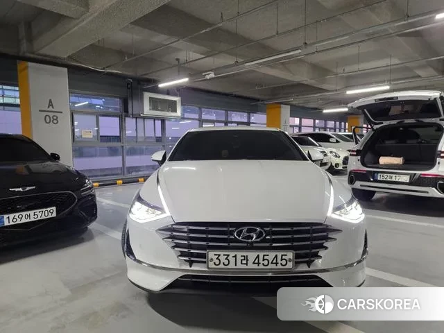 Hyundai Sonata Hybrid (DN8) 2020 Белый из Кореи