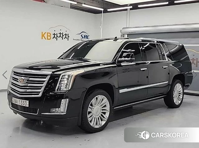 Cadillac Escalade 2018 Черный из Кореи