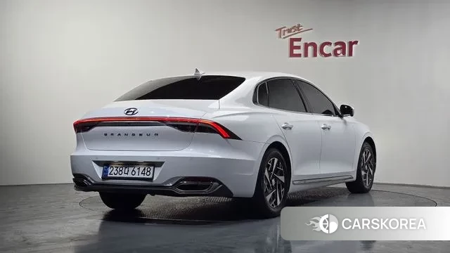 Hyundai The New Grandeur IG Hybrid 2021 Белый из Кореи
