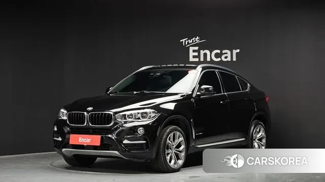 BMW X6 (F16) 2019 Черный из Кореи