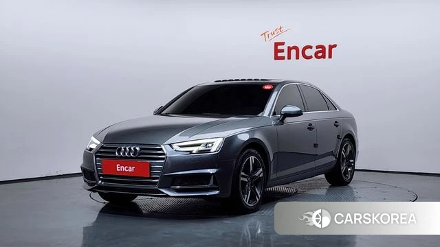 Audi A4 (B9) 2019 Серебряный из Кореи
