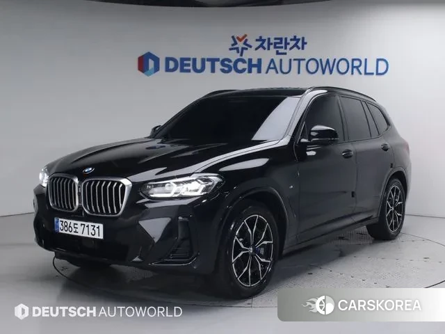 BMW X3 (G01) 2023 Черный из Кореи