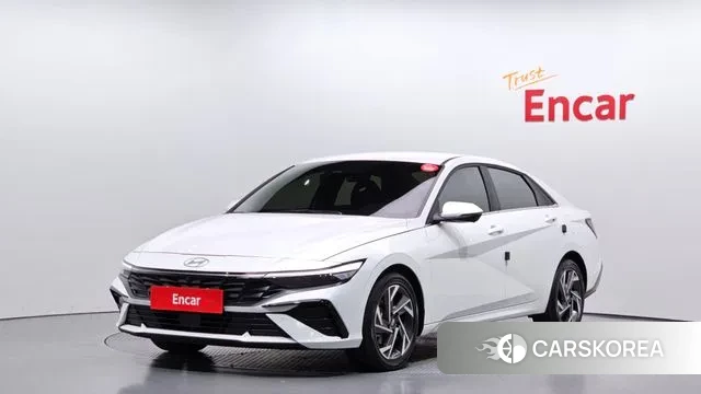 Hyundai The New Avante (CN7) 2023 Белый из Кореи