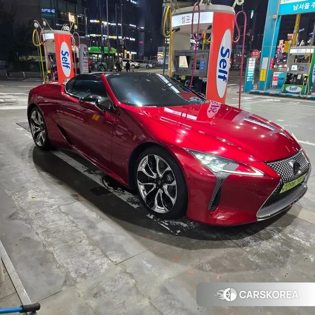 Lexus LC 2022 Красный из Кореи
