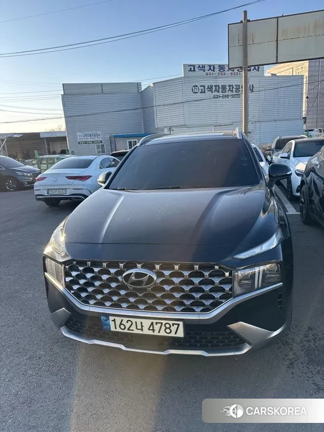 Hyundai The New Santa Fe 2021 Черный из Кореи