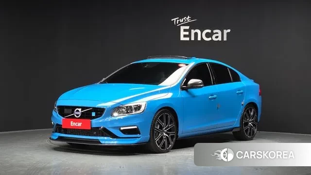 Volvo S60 2018 Небесно-голубой из Кореи