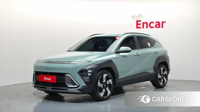 Hyundai Kona (SX2) 2023 Небесно-голубой из Кореи