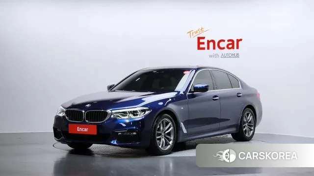 BMW 5 Series (G30) 2018 Синий из Кореи