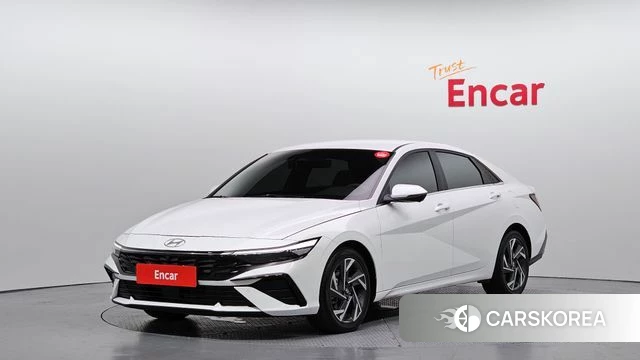 Hyundai The New Avante (CN7) 2023 Белый из Кореи