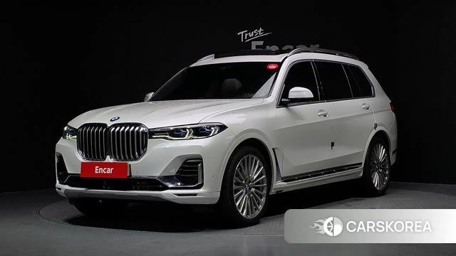 BMW X7 (G07) 2021 Белый из Кореи