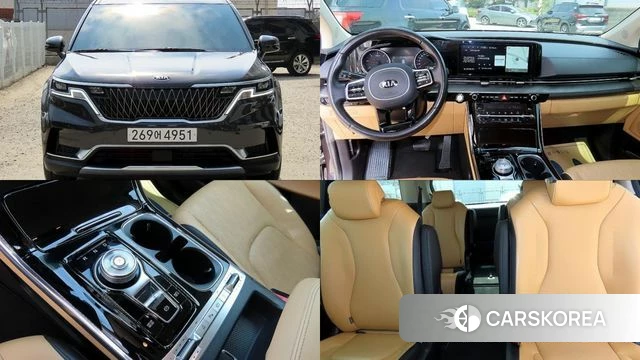 Kia Carnival 4th generation 2020 Серый из Кореи