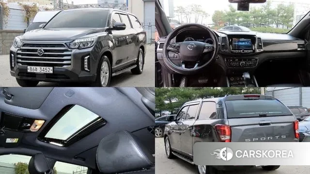 Ssangyong The New Rexton Sport 2021 Серый из Кореи