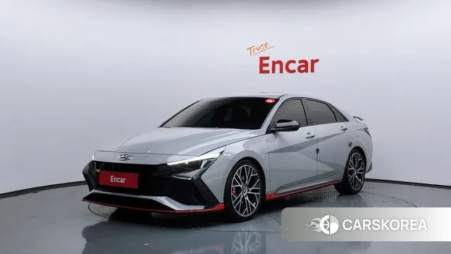 Hyundai Avante (CN7) 2021 Серебряный из Кореи