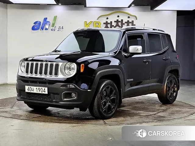 Jeep Renegade 2018 Черный из Кореи