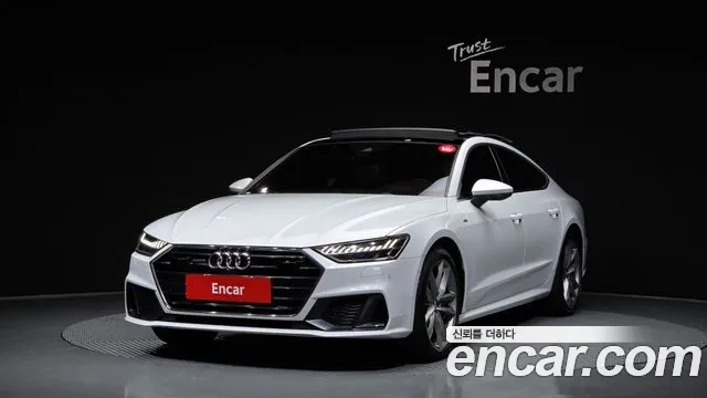 Audi A7 (4K) 2020 Белый из Кореи