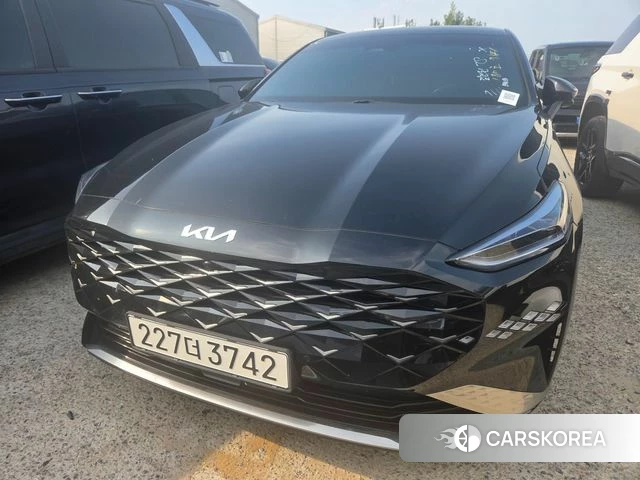 Kia K8 Hybrid 2022 Черный из Кореи