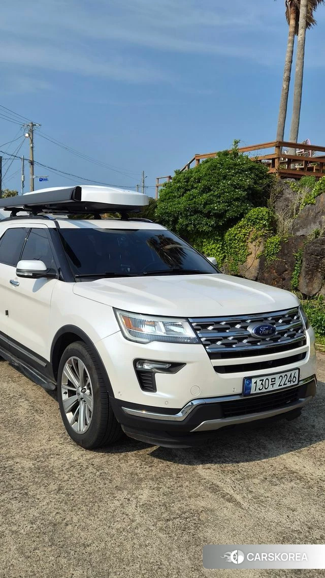 Ford Explorer 2018 Белый из Кореи