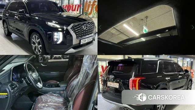 Hyundai Palisade 2019 Черный из Кореи