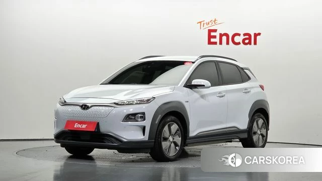 Hyundai Kona Electric 2018 Белый из Кореи