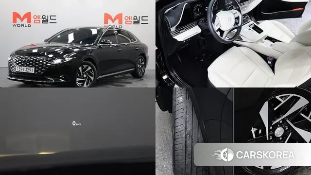 Hyundai The New Grandeur IG Hybrid 2022 Черный из Кореи