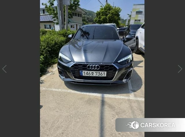 Audi A5 (F5) 2023 Серебристо-серый из Кореи