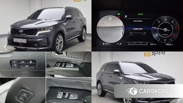Kia Sorento 4th Generation 2020 Серый из Кореи