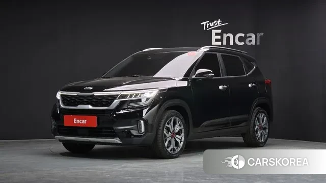 Kia Seltos 2019 Черный из Кореи