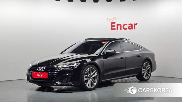 Audi A7 (4K) 2021 Черный из Кореи