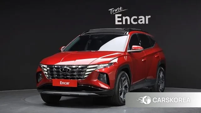 Hyundai Tucson (NX4) 2023 Красный из Кореи