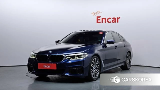 BMW 5 Series (G30) 2019 Синий из Кореи