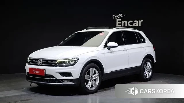 Volkswagen Tiguan second Generation 2020 Белый из Кореи