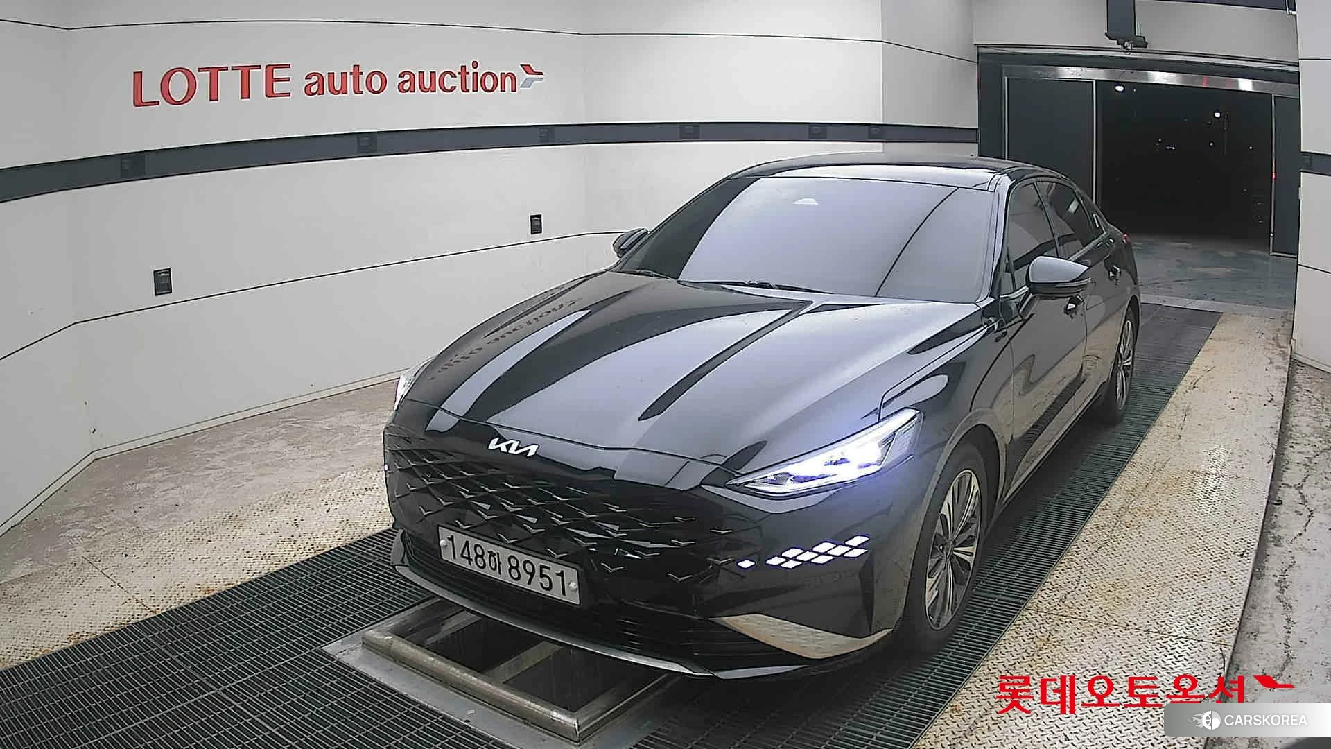 Kia K8 Hybrid 2022 Aurora Black Pearl из Кореи